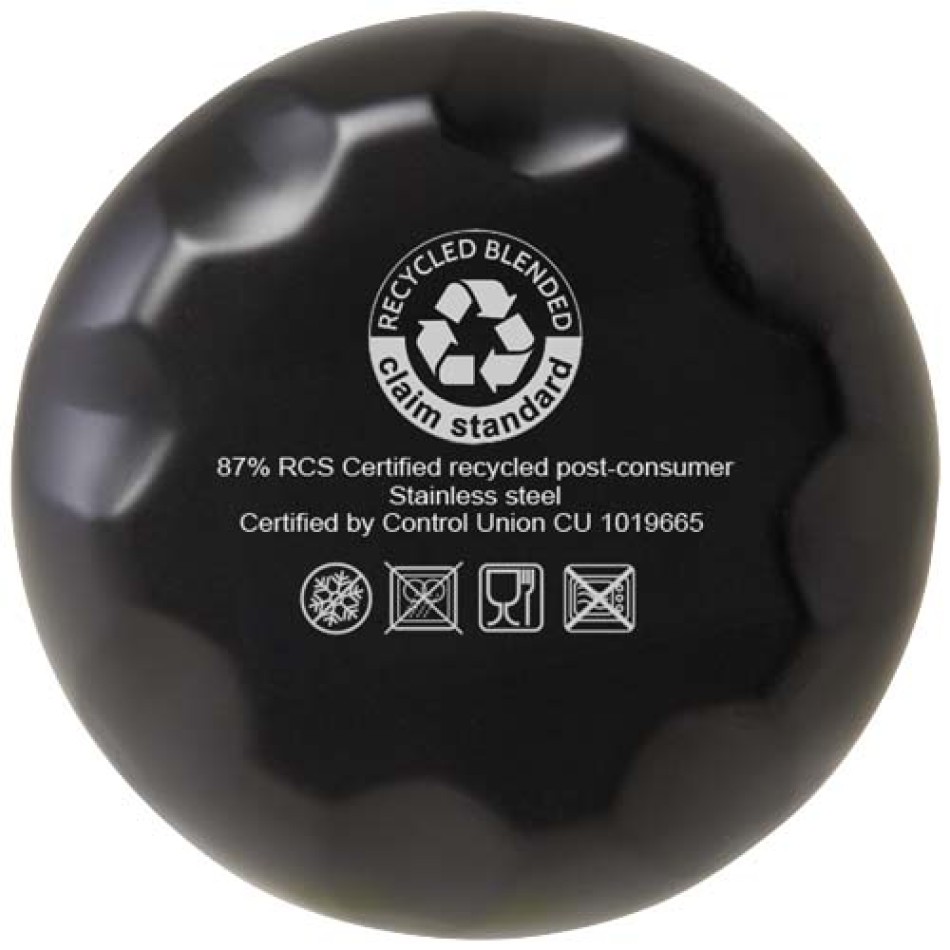 Borraccia termica in acciaio inossidabile riciclato certificato RCS con isolamento sottovuoto in rame da 500 ml Cove  - Gadget.it - 