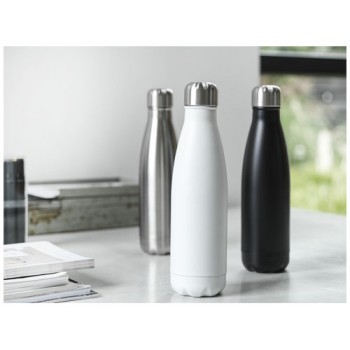 Borraccia termica in acciaio inossidabile riciclato certificato RCS con isolamento sottovuoto in rame da 500 ml Cove  - Gadget.it - 