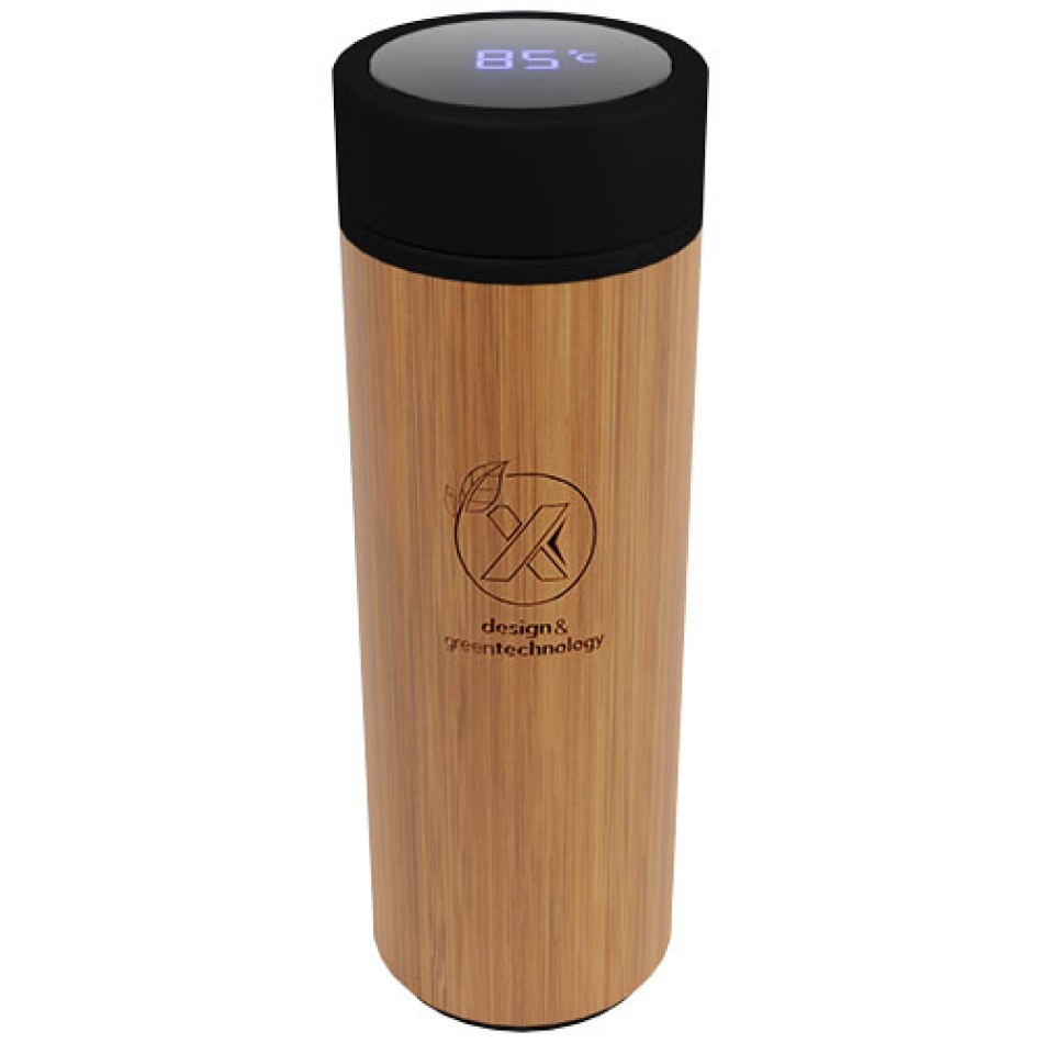 Borraccia termica da 500ml in bamboo - SCX.design D11  - Gadget.it - 