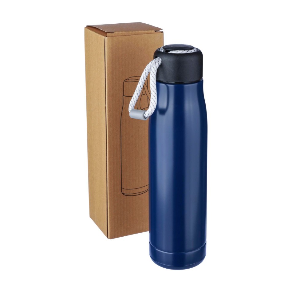 Borraccia in acciaio inox riciclato doppia parete 500 ml Solene - Gadget.it - 