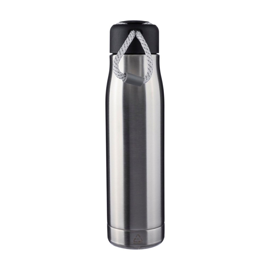 Borraccia in acciaio inox riciclato doppia parete 500 ml Solene - Gadget.it - 
