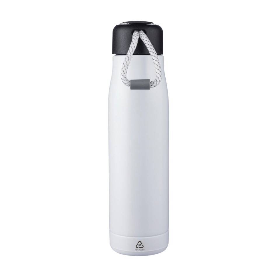 Borraccia in acciaio inox riciclato doppia parete 500 ml Solene - Gadget.it - 