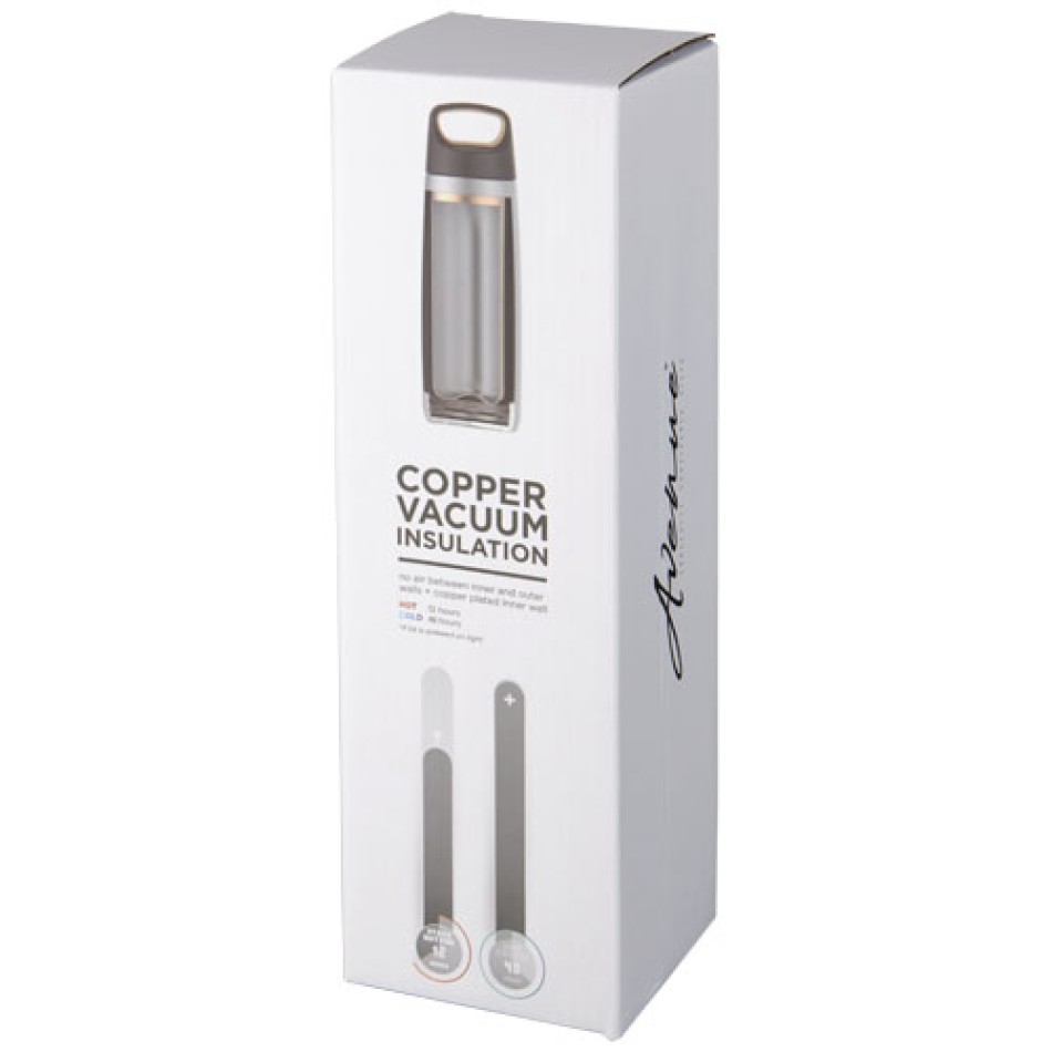 Borraccia termica Valhalla con isolamento sottovuoto in rame da 600 ml - Gadget.it - 