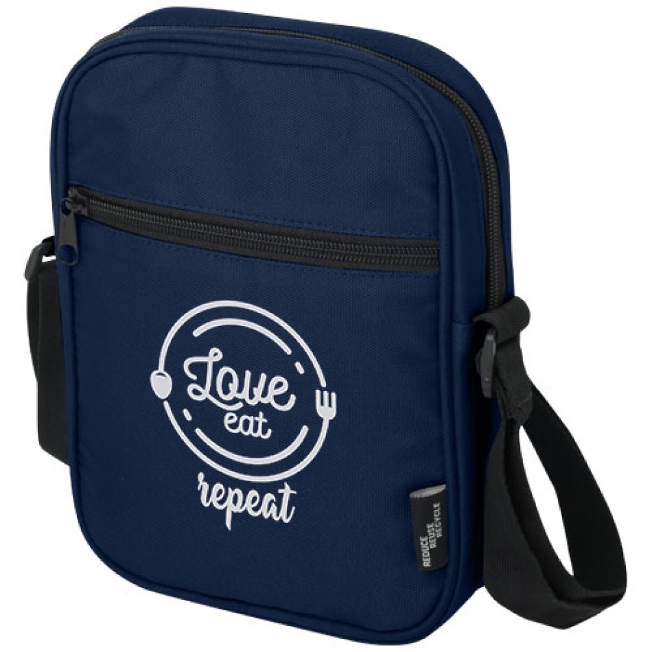 Borsa a tracolla in materiale riciclato certificato GRS Byron 2l - Gadget.it - 