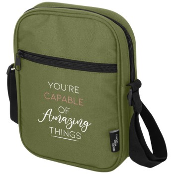 Borsa a tracolla in materiale riciclato certificato GRS Byron 2l - Gadget.it - 