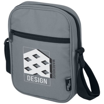 Borsa a tracolla in materiale riciclato certificato GRS Byron 2l - Gadget.it - 