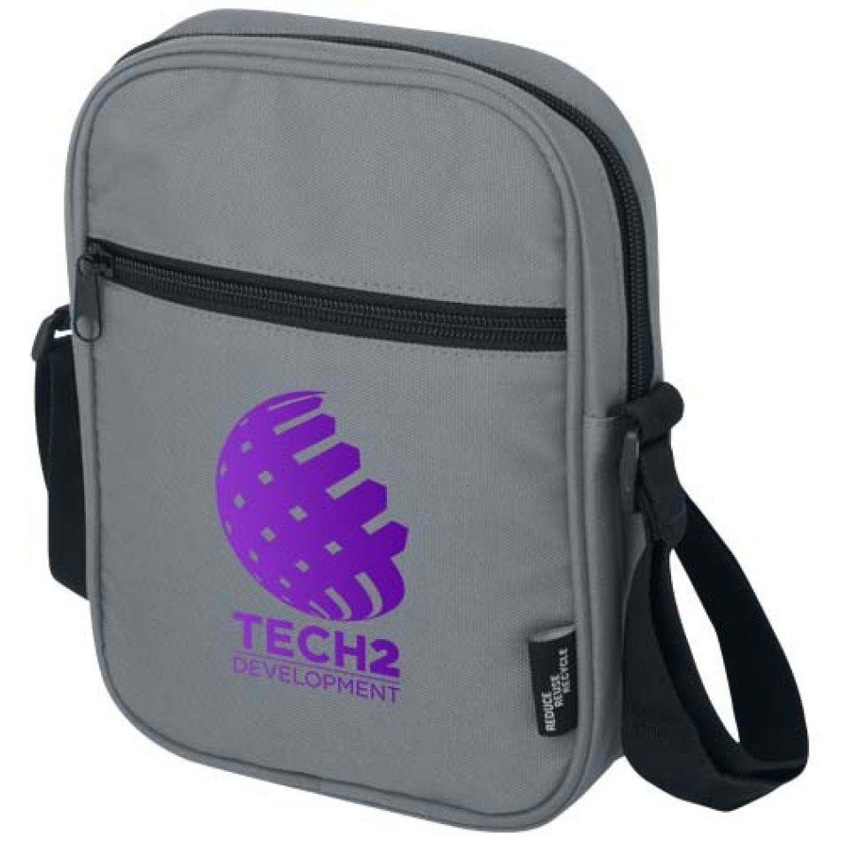 Borsa a tracolla in materiale riciclato certificato GRS Byron 2l - Gadget.it - 