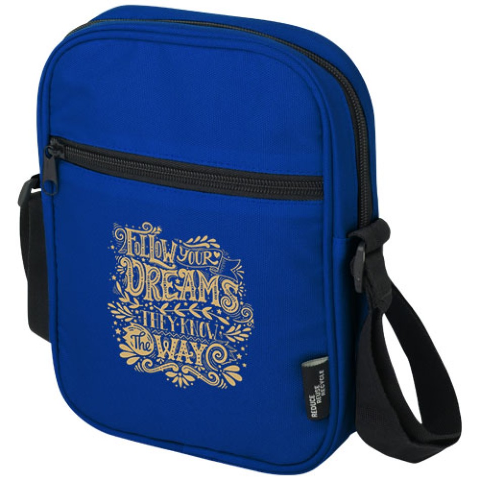 Borsa a tracolla in materiale riciclato certificato GRS Byron 2l - Gadget.it - 