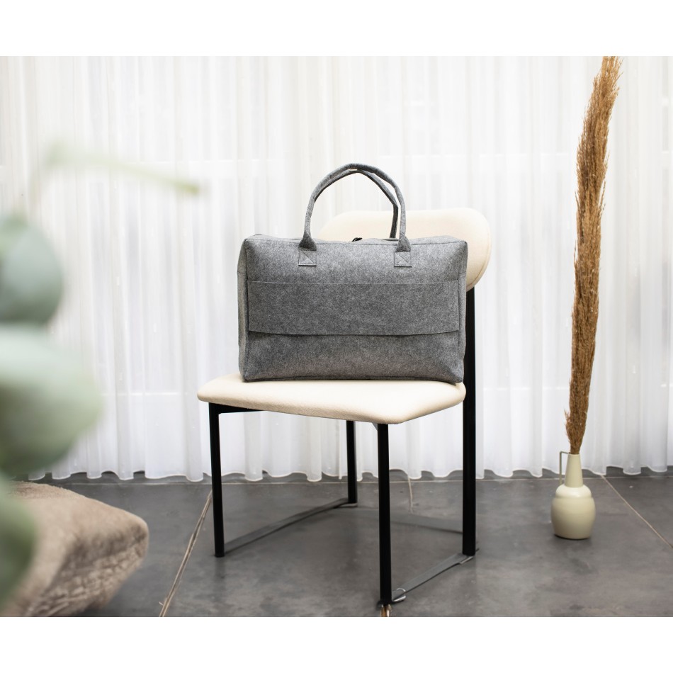 Borsa in feltro RPET 45x30x15 cm - SAVANNAH - Gadget.it - 