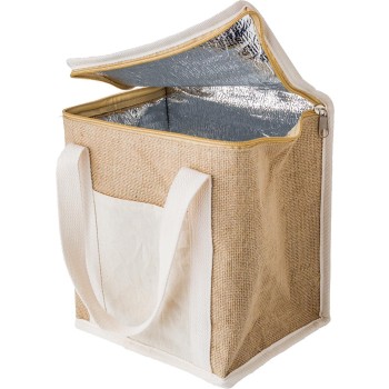 Borsa termica in juta 21x16x23 cm - RAVEENA - Gadget.it - 