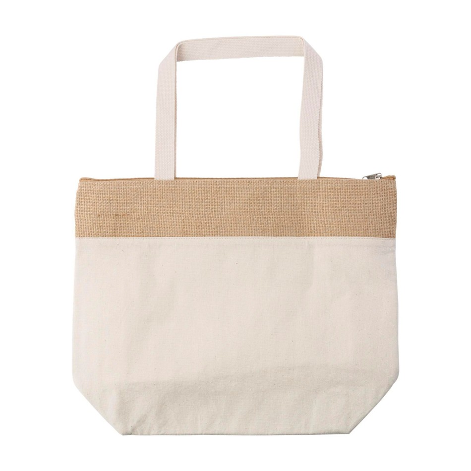 Borsa termica in juta e cotone 43x14x33 cm - RANDY - Gadget.it - 