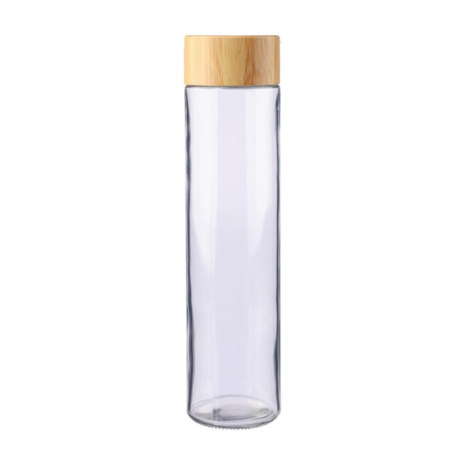 Borraccia in vetro e bamboo 500ml - CLARENCE - Gadget.it - 