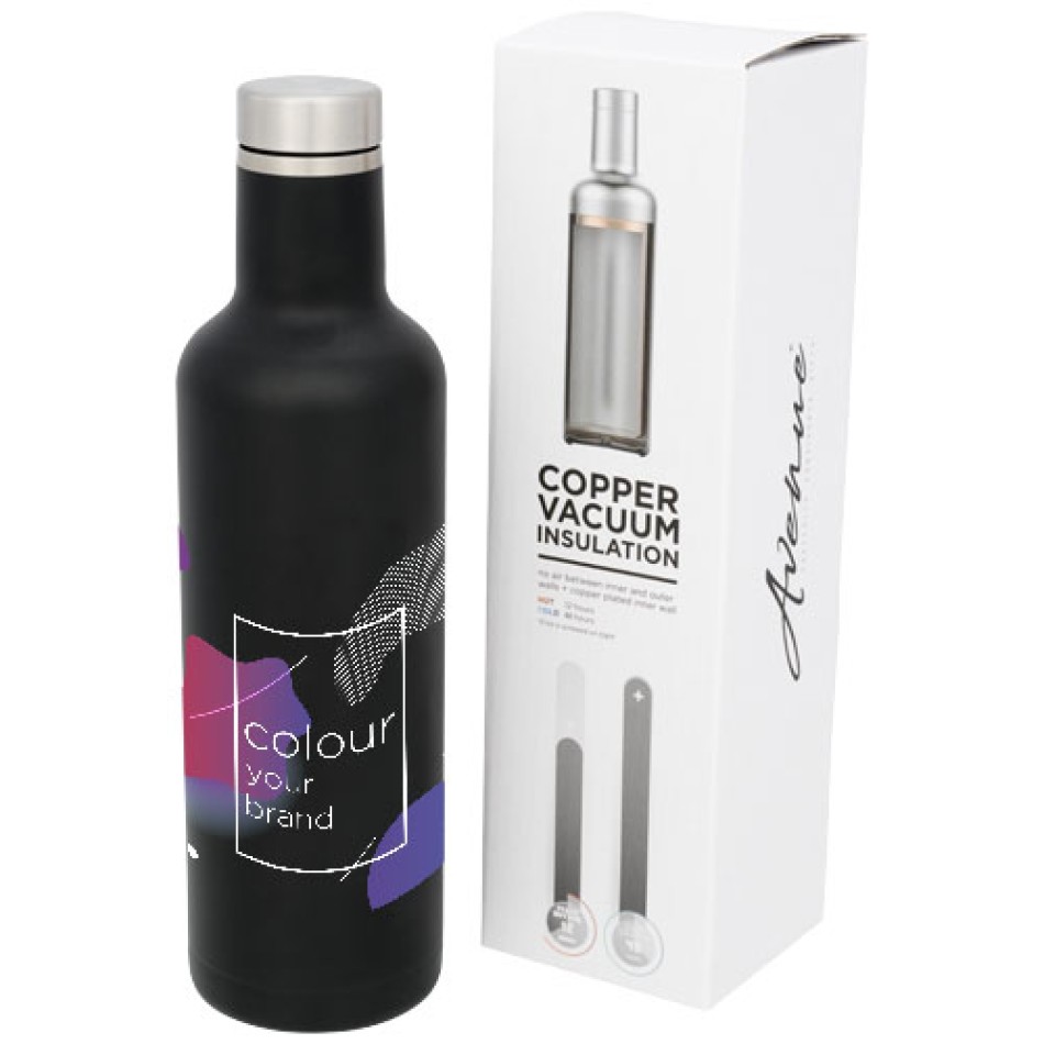 Bottiglia termica Pinto con isolamento sottovuoto in rame da 750 ml - Gadget.it - 