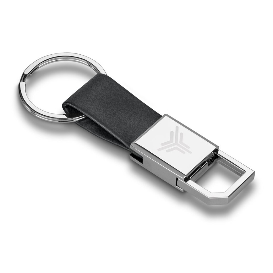 BOURCHIER. Portachiavi in ​​metallo e PU - Gadget.it - 