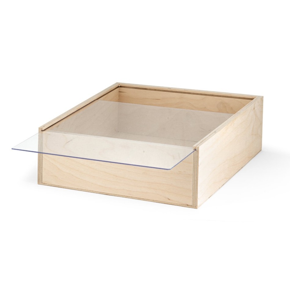BOXIE CLEAR L. Scatola di legno L - Gadget.it - 