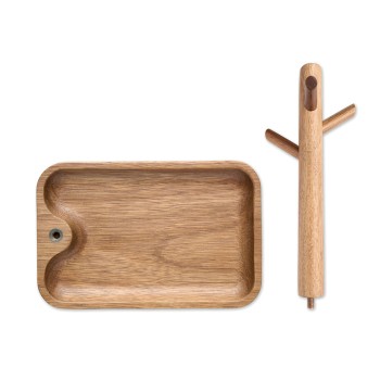 BRANCA - Portachiavi in legno d'acacia - Gadget.it - 