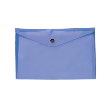 Busta Portadocumenti A4 Personalizzata in PVC Trasparente con Bottone - Gadget.it - Busta Portadocumenti Personalizzata A4 in PVC Trasparente con Chiusura a Bottone
