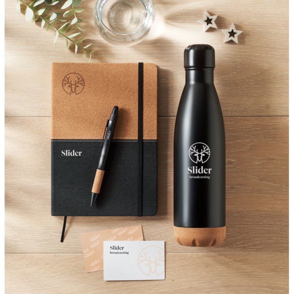 Set notes A5 borraccia e penna - CADEAU - Gadget.it - 