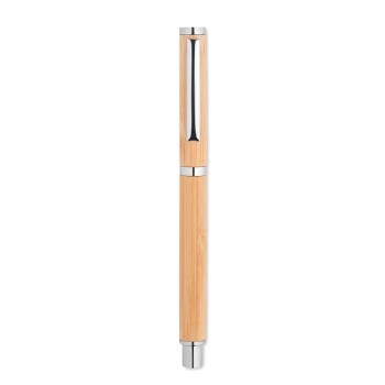Penna roller in bamboo refill blu - CAIRO  - Gadget.it - 