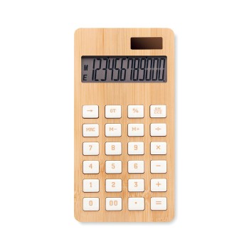 Calcolatrice in bamboo - CALCUBIM - Gadget.it - 