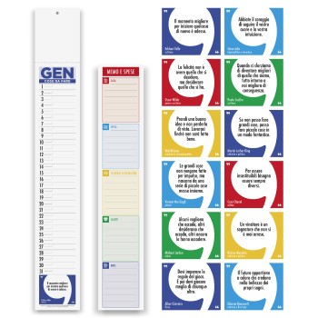 Calendario Motivazioni personalizzato - Gadget.it - Calendario Motivazioni personalizzato per aziende - Frasi ispirazionali