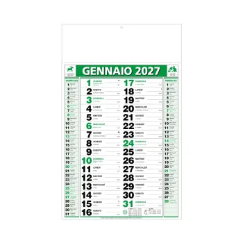 Calendario Olandese Classic 28,8 x 47 cm - Gadget.it - Calendario Olandese Classic Personalizzato 28,8 x 47 cm