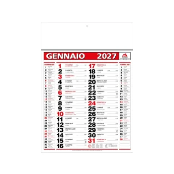 Calendario Stecca Small 31 x 44 cm - Gadget.it - Calendario Stecca Small personalizzato 31 x 44 cm