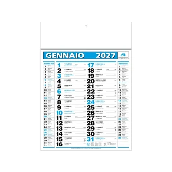 Calendario Stecca Small 31 x 44 cm - Gadget.it - Calendario Stecca Small personalizzato 31 x 44 cm