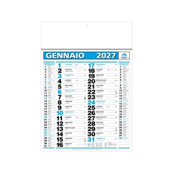 Calendario Stecca Small 31 x 44 cm - Gadget.it - Calendario Stecca Small personalizzato 31 x 44 cm