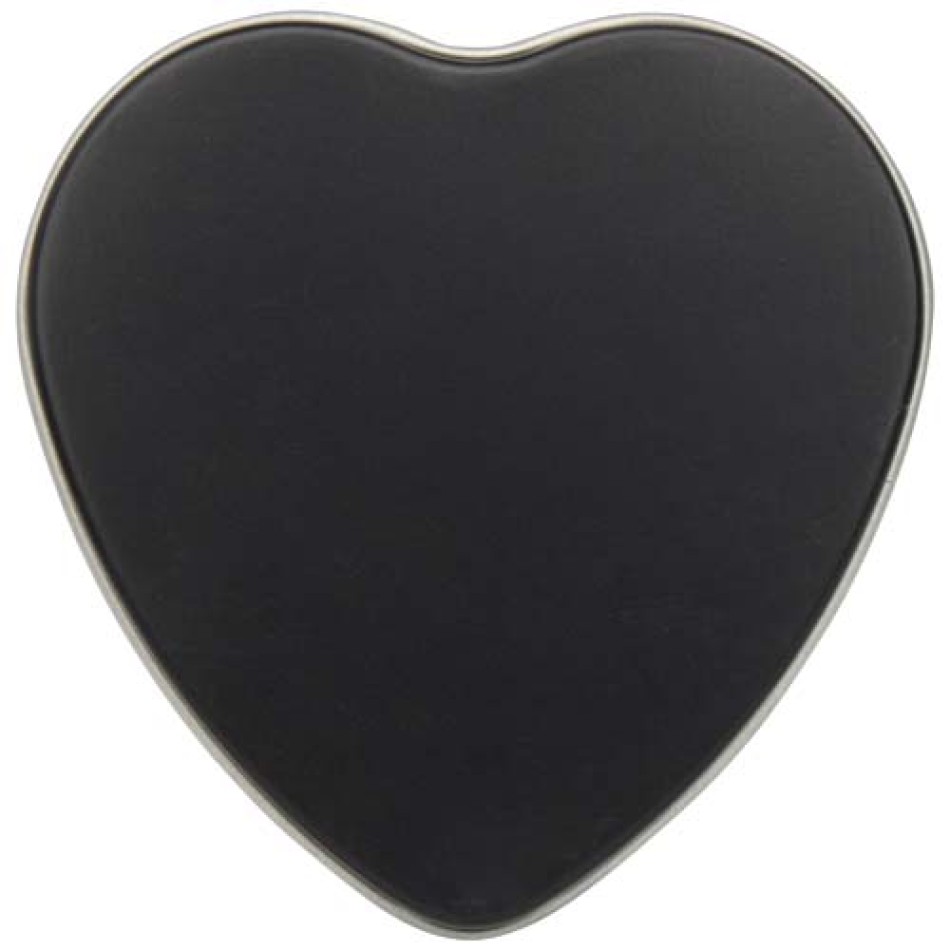 Candela in scatola di latta a forma di cuore all'aroma di vaniglia Blissful - Gadget.it - 