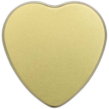 Candela in scatola di latta a forma di cuore all'aroma di vaniglia Blissful - Gadget.it - 