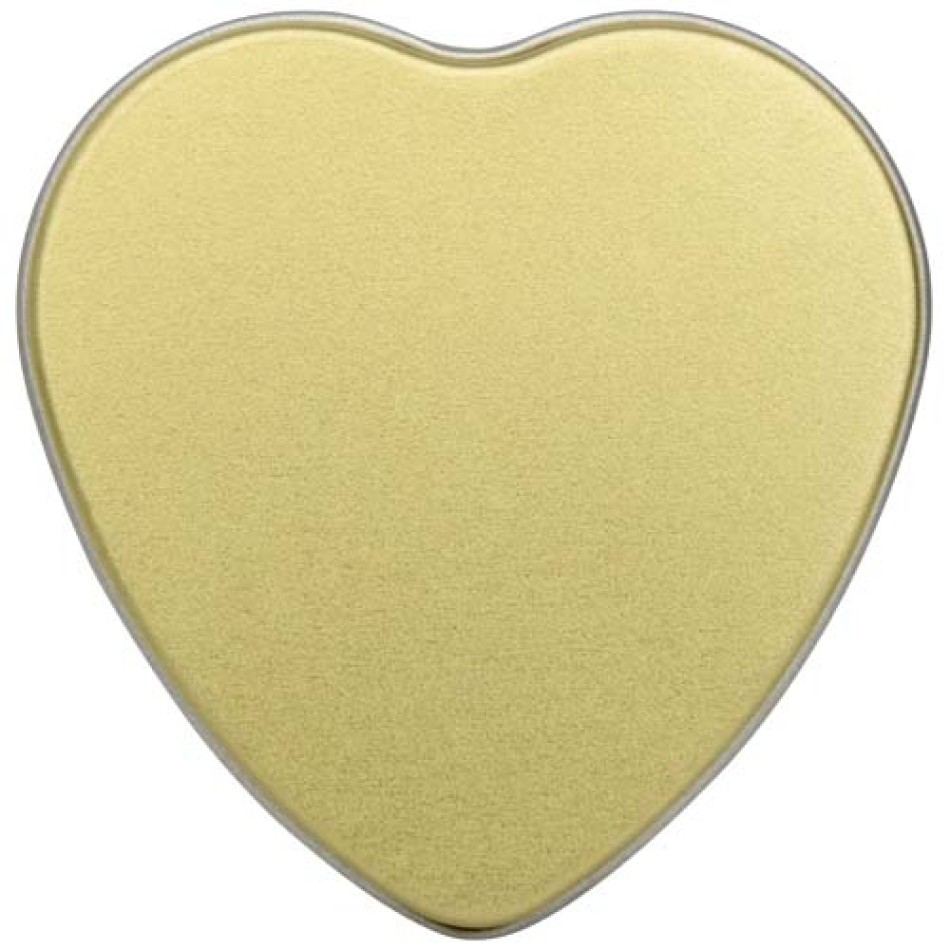 Candela in scatola di latta a forma di cuore all'aroma di vaniglia Blissful - Gadget.it - 