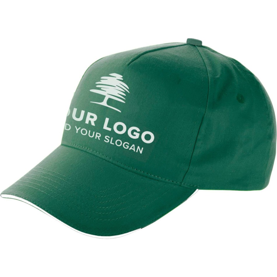 Cappellino 5 pannelli, in cotone Beau - Gadget.it - 