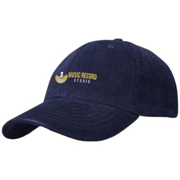 Cappello in velluto a coste a 6 pannelli in tessuto riciclato Hutton - Gadget.it - 