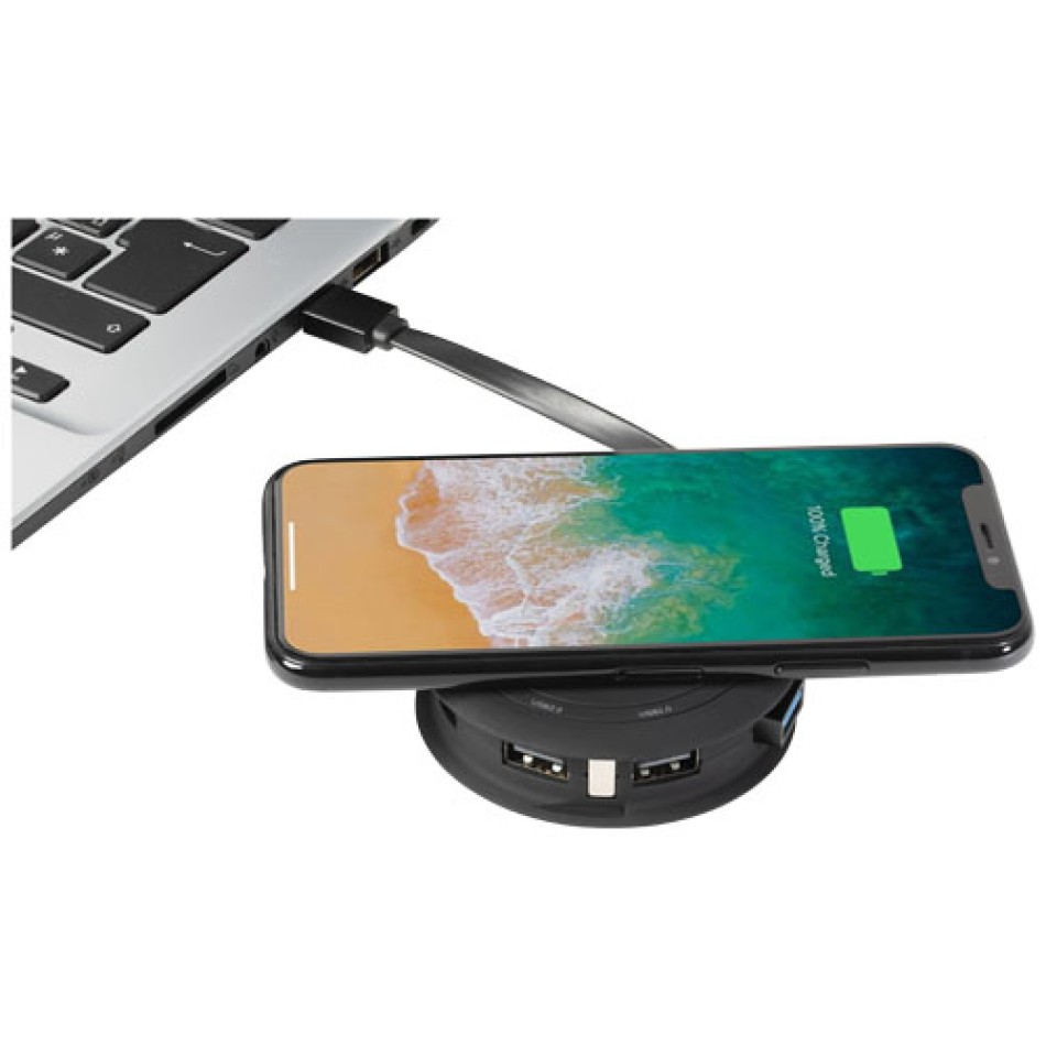 Caricabatterie e hub wireless da 5 W SCX.design H16 - Gadget.it - 