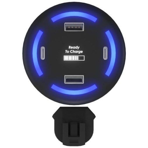 Caricabatterie smart home con logo luminoso SCX.design H11 - Gadget.it - 