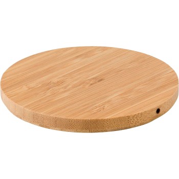 Caricabatterie wireless in bamboo - FERNANDO - Gadget.it - 