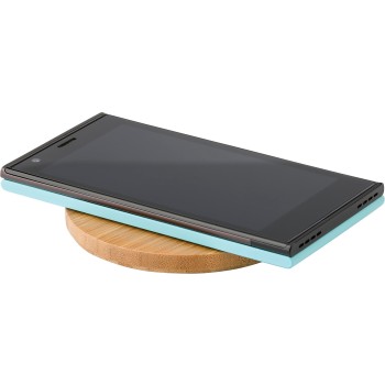 Caricabatterie wireless in bamboo - FERNANDO - Gadget.it - 