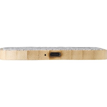 Caricabatterie wireless in bambù Moses - Gadget.it - 