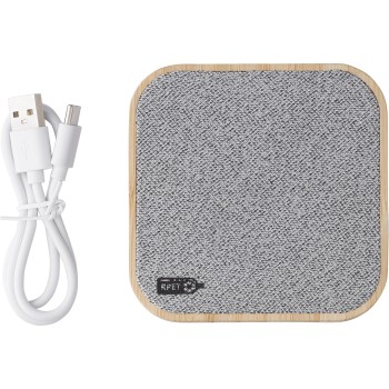 Caricabatterie wireless in bambù Moses - Gadget.it - 