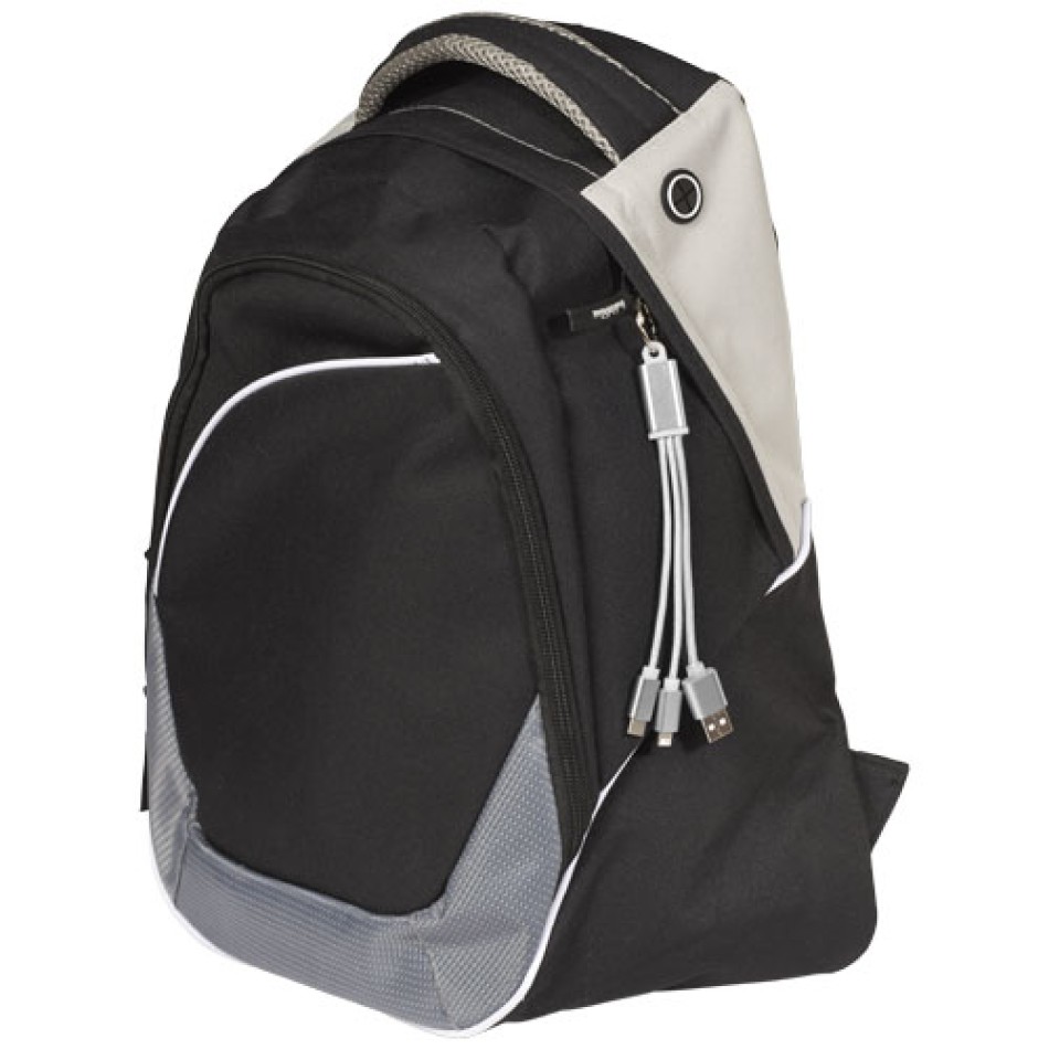 Cavo di ricarica 3 in 1 Metal con clip - Gadget.it - 