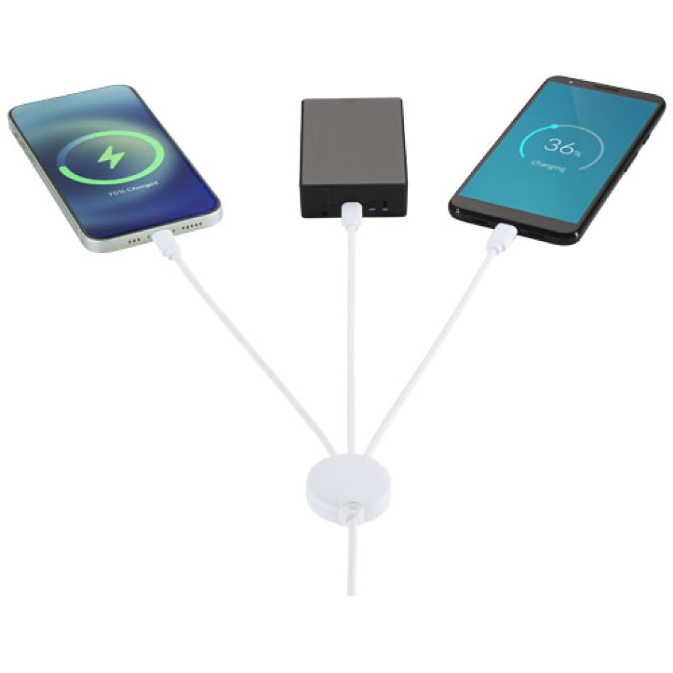 Cavo di ricarica 5 in 1 con additivo antibatterico Pure - Gadget.it - 