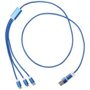 Cavo di ricarica in alluminio riciclato 5-1 Versatile - Gadget.it - 