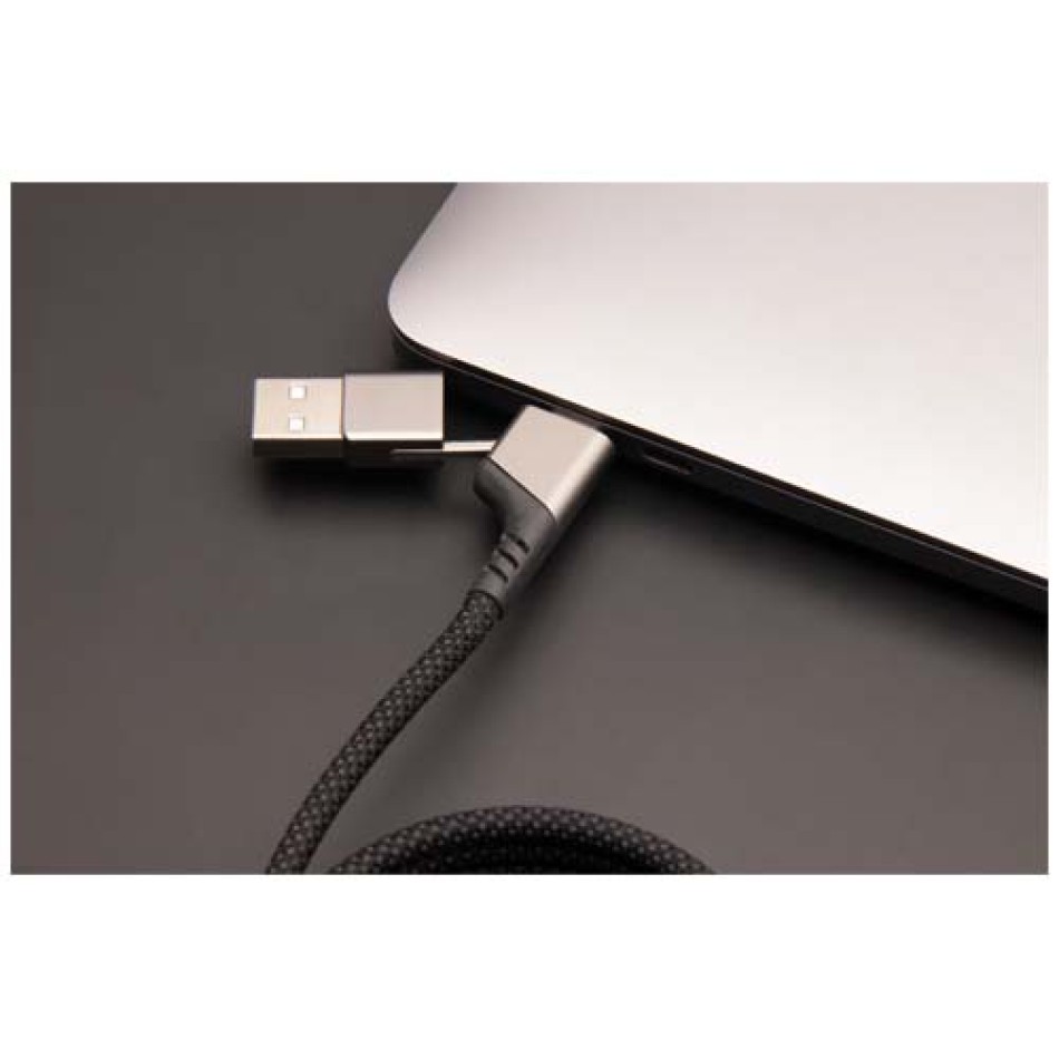 Cavo di ricarica magnetico ultraveloce 4 in 1 in PET riciclato da 100 W SCX.design C52  - Gadget.it - 