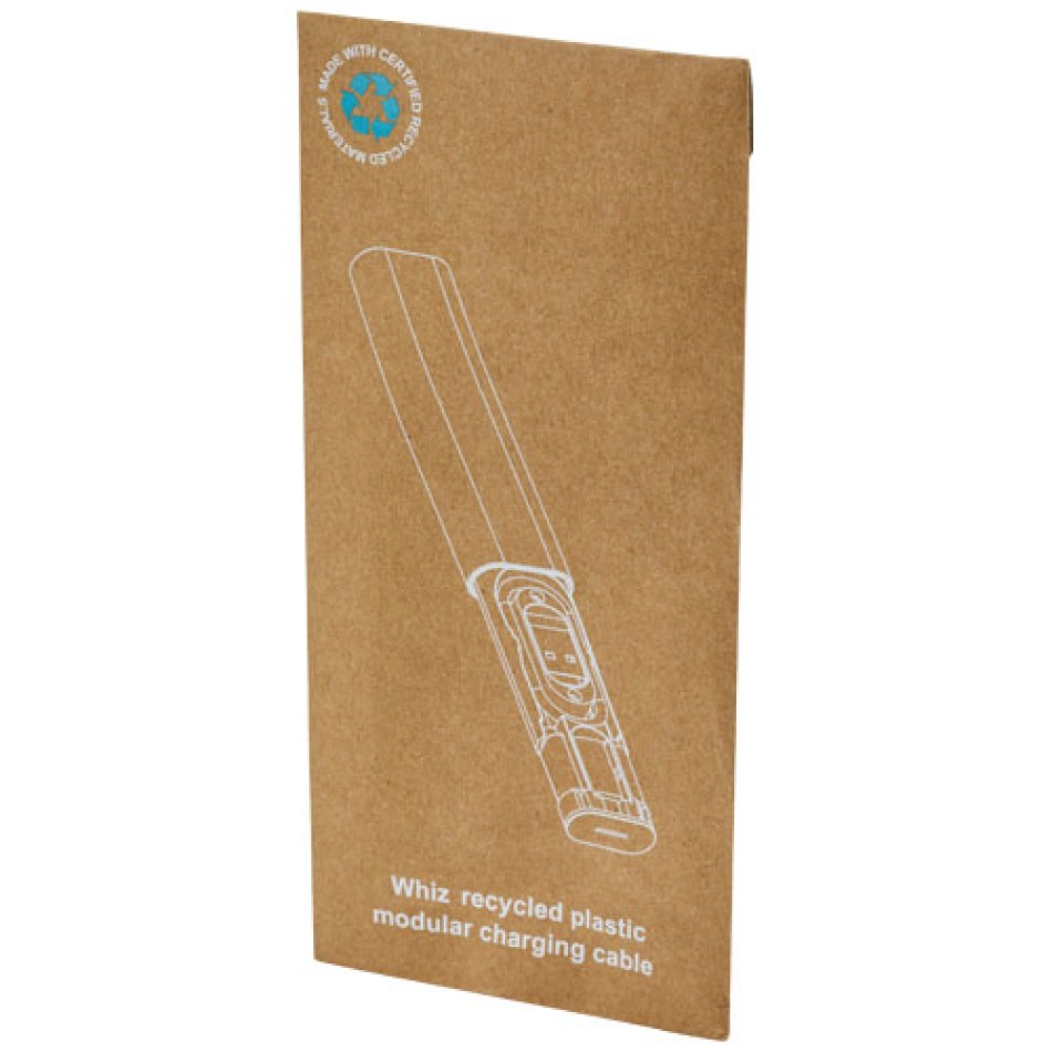 Cavo di ricarica modulare in plastica riciclata Whiz  - Gadget.it - 