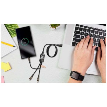 Cavo di ricarica rapida 5 in 1 da 100 W/5 A con display digitale SCX.design C50 - Gadget.it - 