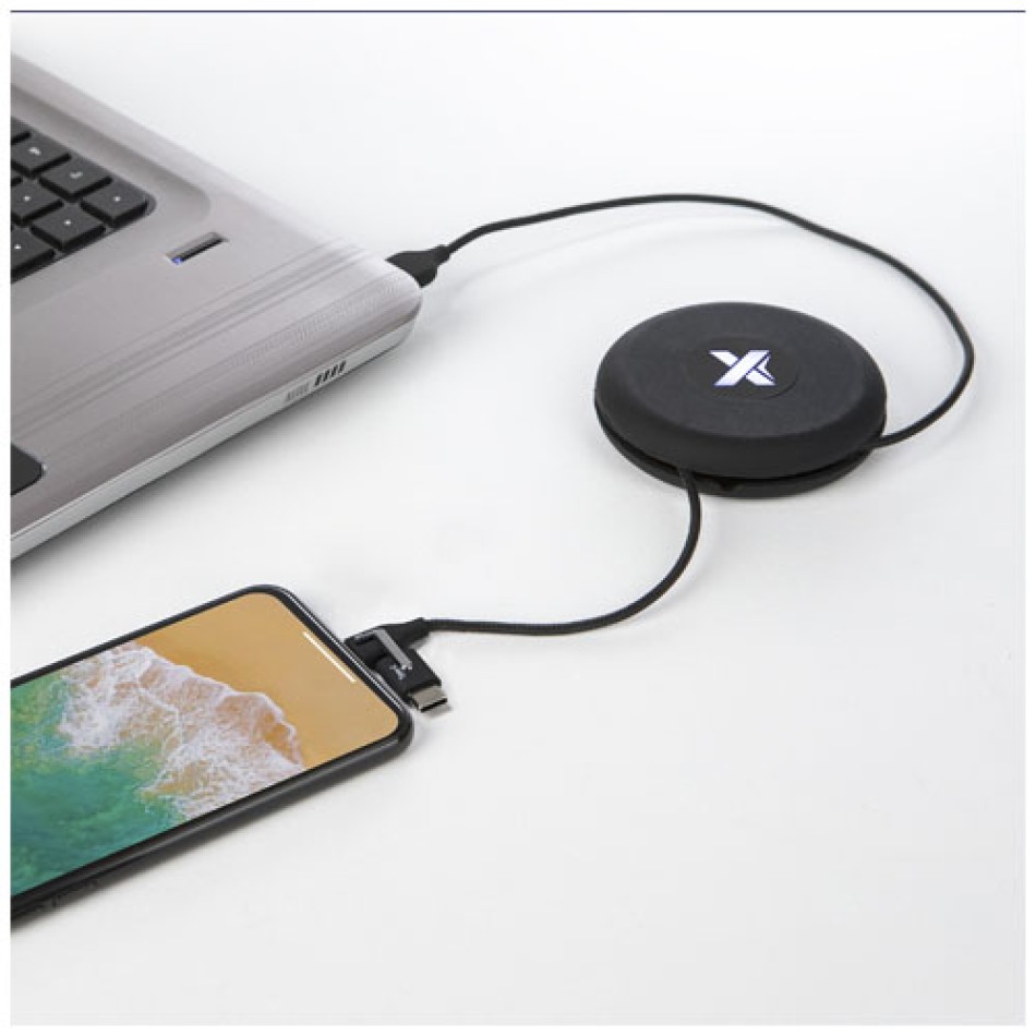 Cavo luminoso SCX.design C18 da viaggio 3-in-1 - Gadget.it - 