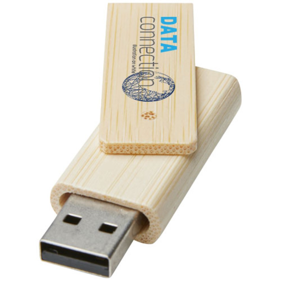 Chiavetta USB Rotate da 8 GB in bambù - Gadget.it - 