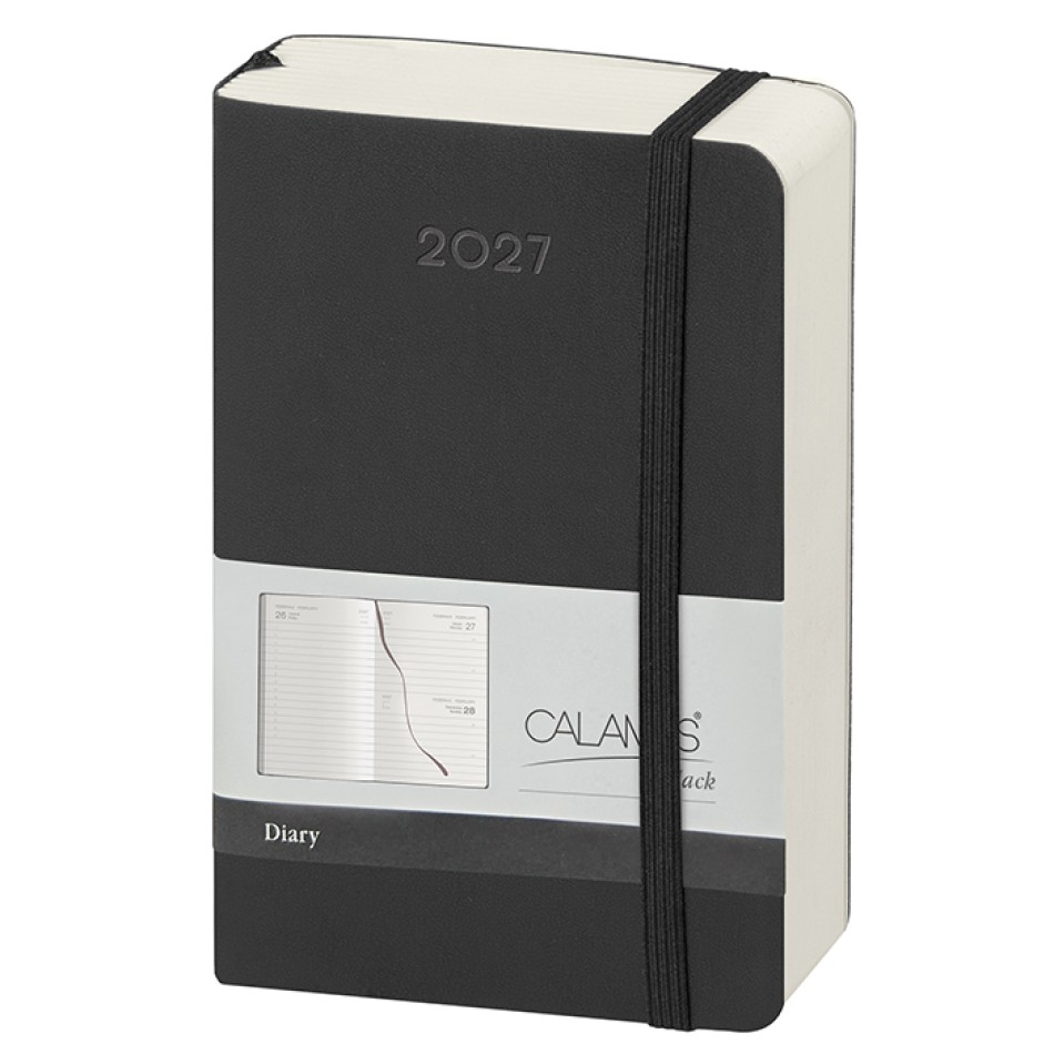 Agenda Giornaliera 9x14 cm - Calamus Black Pocket - Gadget.it - 