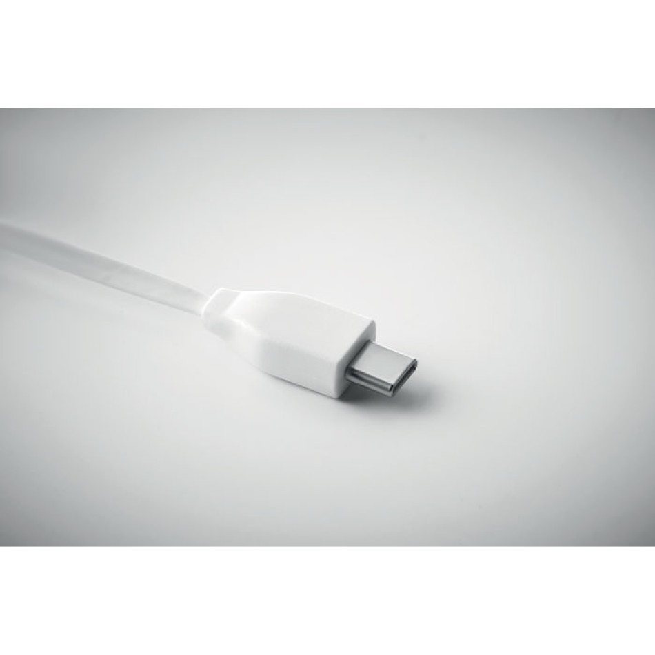 Cavo 3 in 1 in bamboo - CLAUER - Gadget.it - 